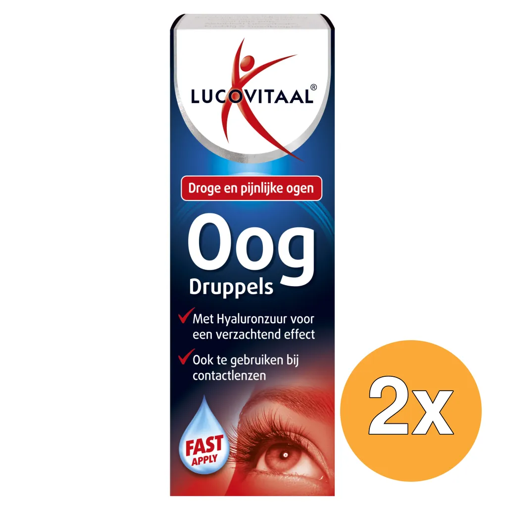 2x Lucovitaal Oogdruppels (10 ml)