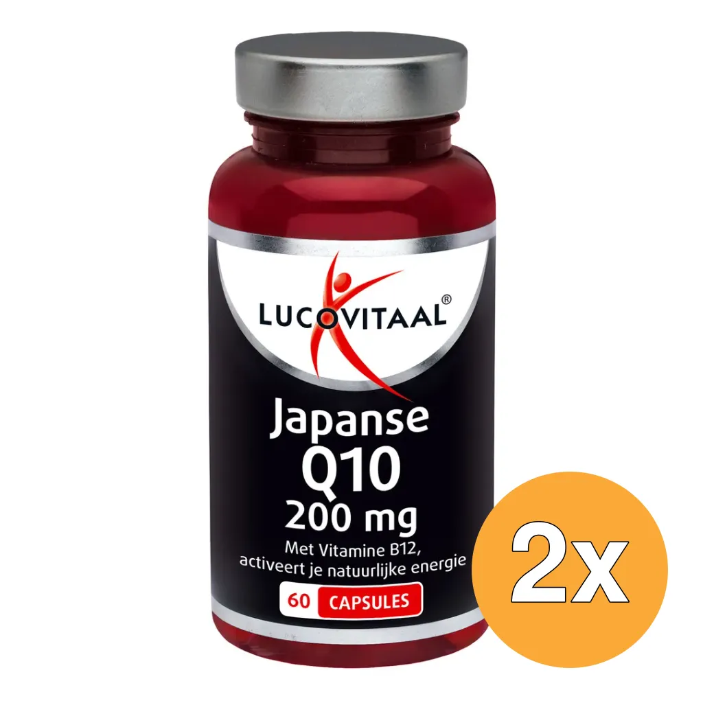 2x Lucovitaal Japanse Q10 200mg (60 capsules)