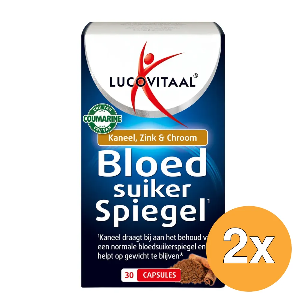 2x Lucovitaal Bloedsuikerspiegel (30 capsules)