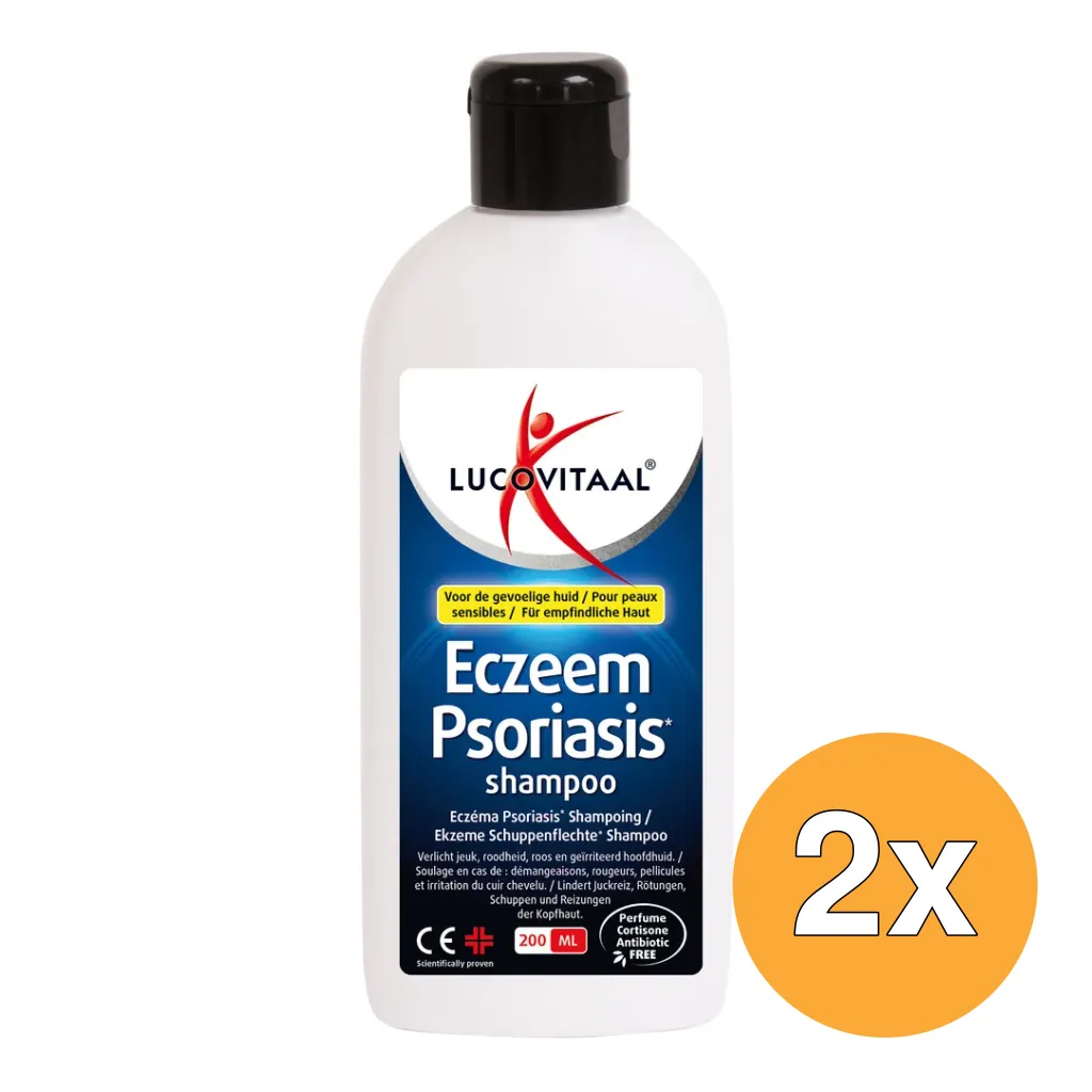 2x Lucovitaal Eczeem Psoriasis Shampoo (200 ml)