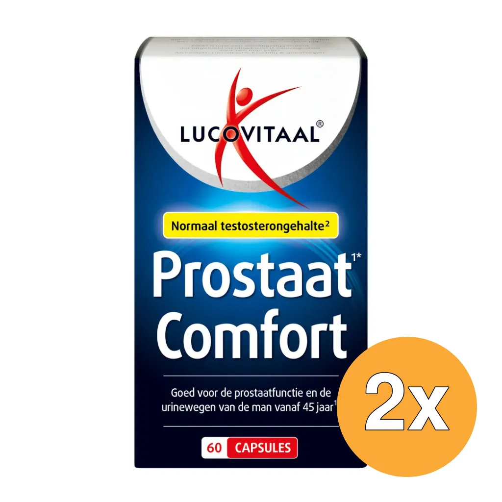 2x Lucovitaal Prostaat Comfort (60 capsules)