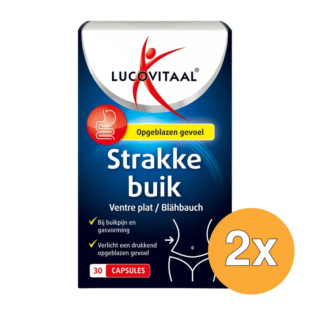 2x Lucovitaal Strakke Buik (30 capsules)
