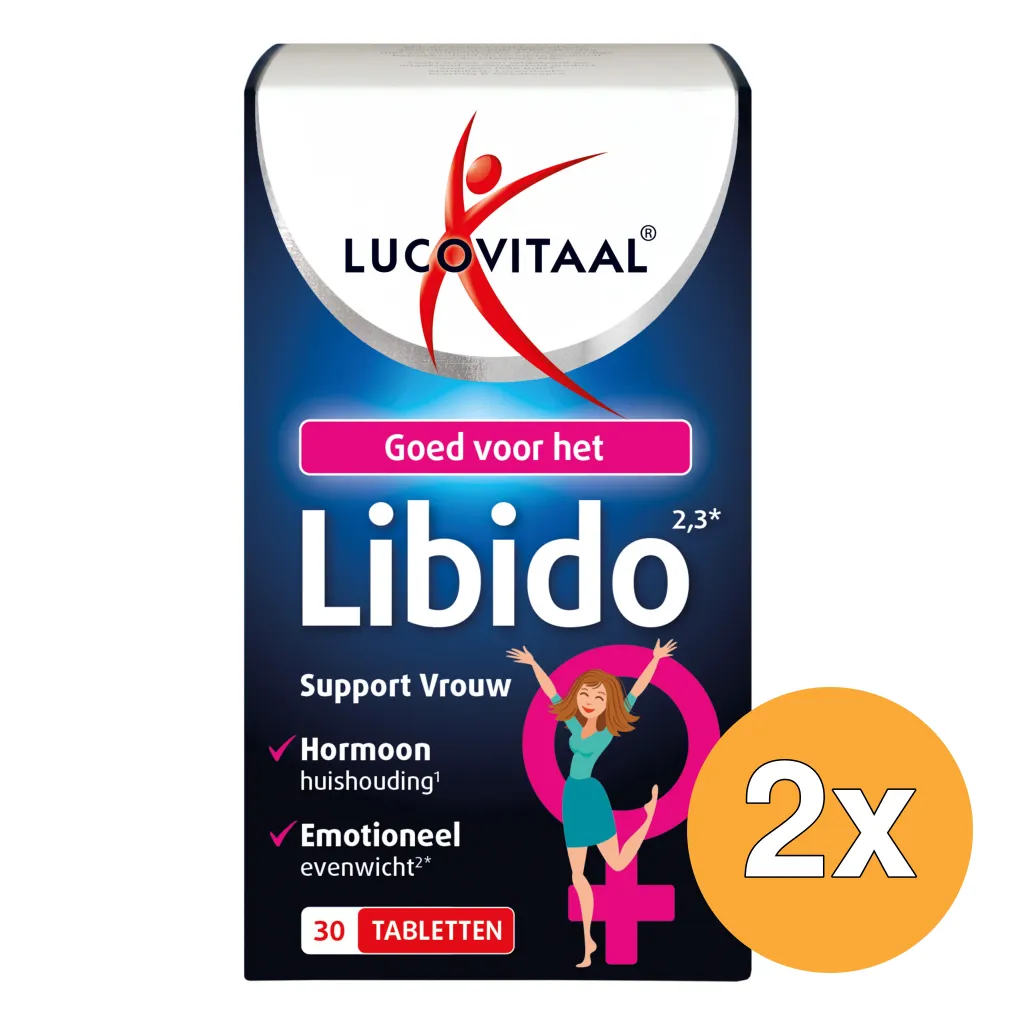 2x Lucovitaal Libido Support Vrouw (30 tabletten)