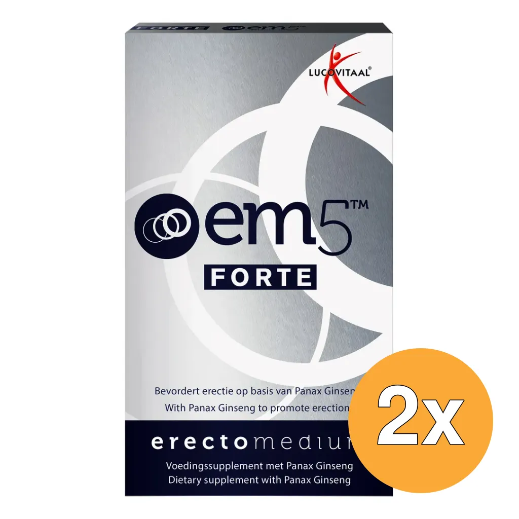 2x Lucovitaal Em5 Erectomedium Forte (6 capsules)