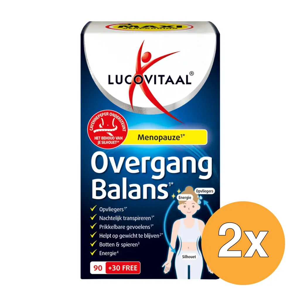 2x Lucovitaal Overgang Balans (120 tabletten)