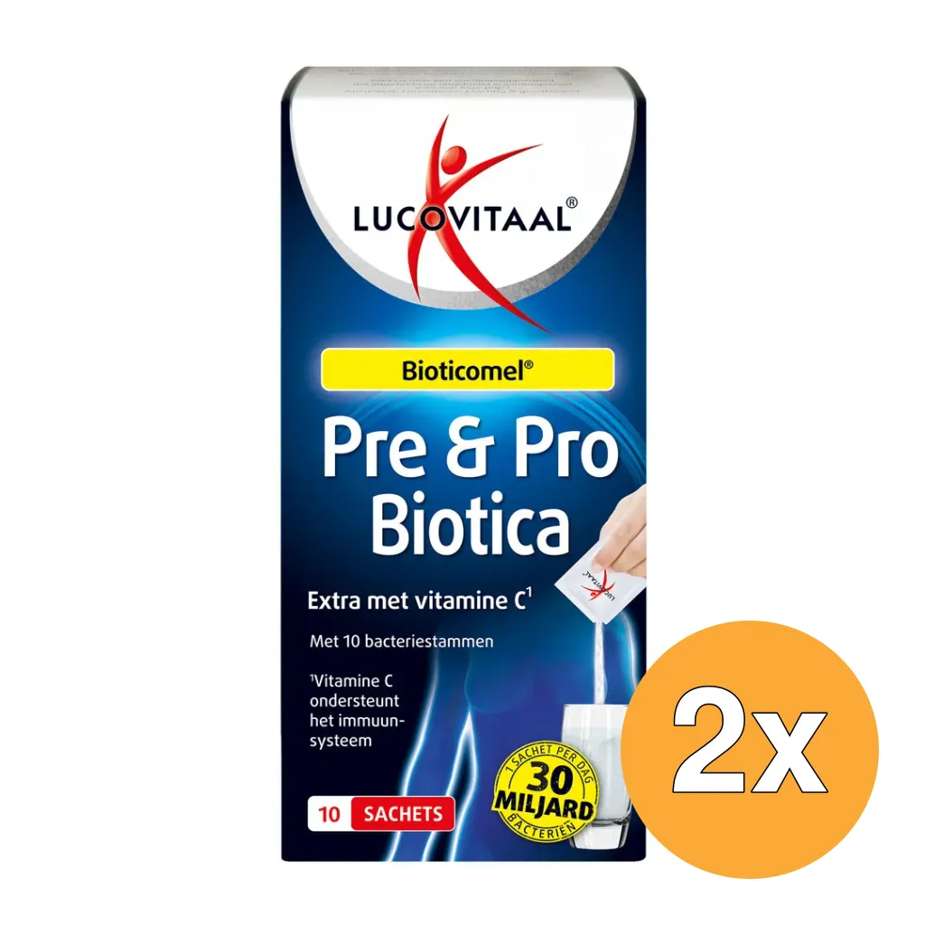 2x Lucovitaal Pre & Probiotica (10 sachets)