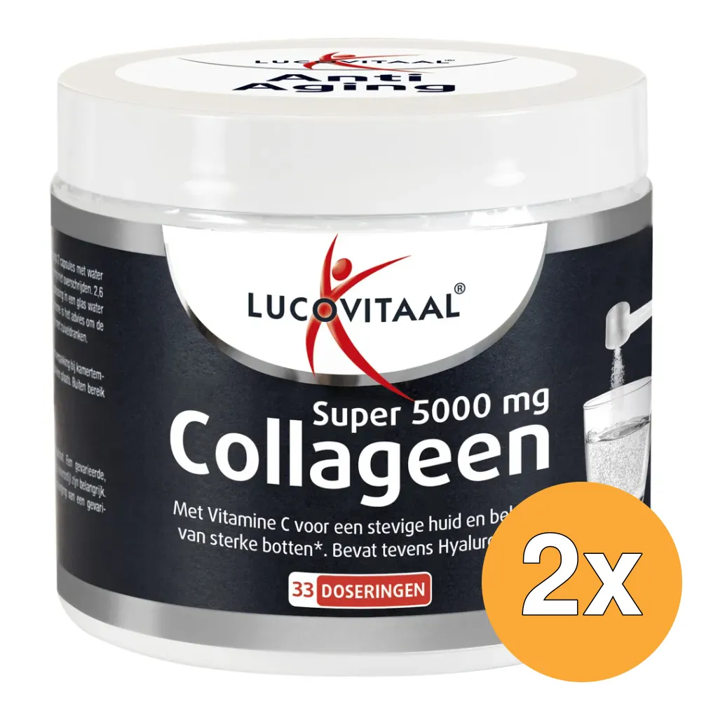 2x Lucovitaal Super 5000mg Collageen Poeder (171,6 gr)