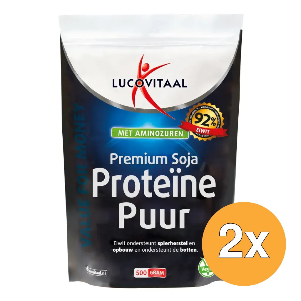 2x Lucovitaal Premium Proteïne Poeder (500 gr)