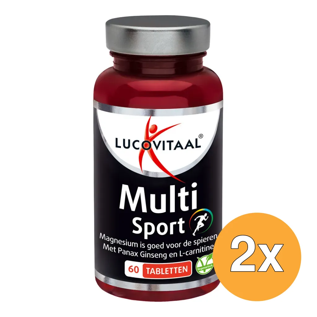 2x Lucovitaal Multi Sport (60 tabletten)