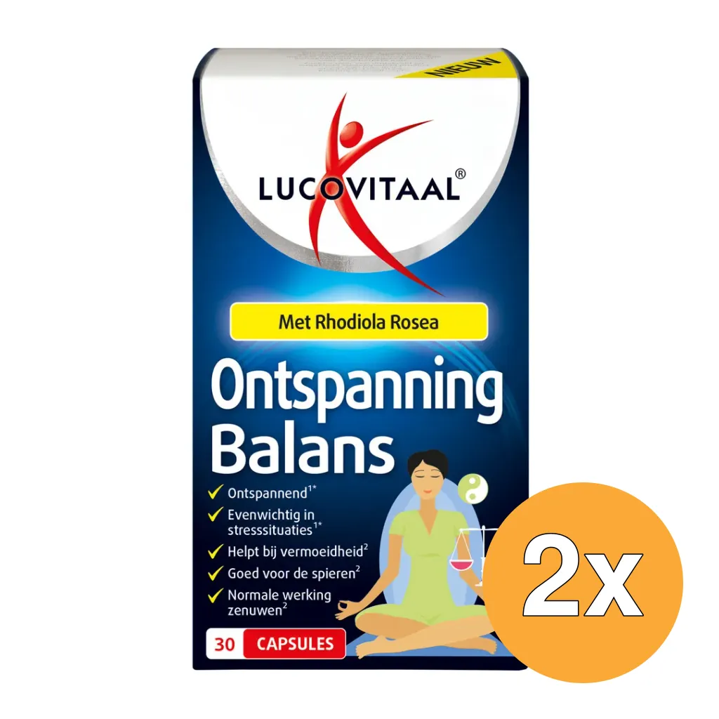 2x Lucovitaal Ontspanning Balans (30 capsules)