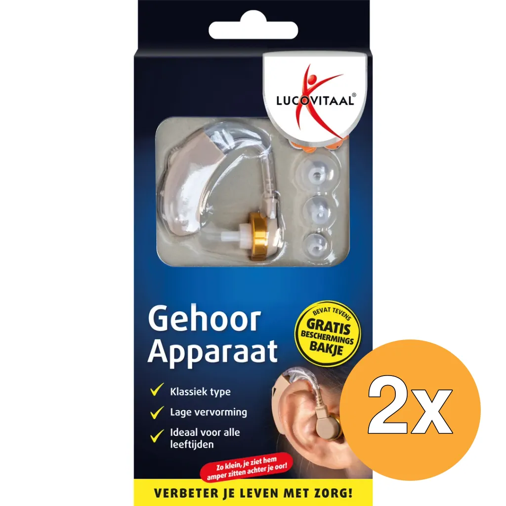 2x Lucovitaal Gehoorapparaat (1 stuk)