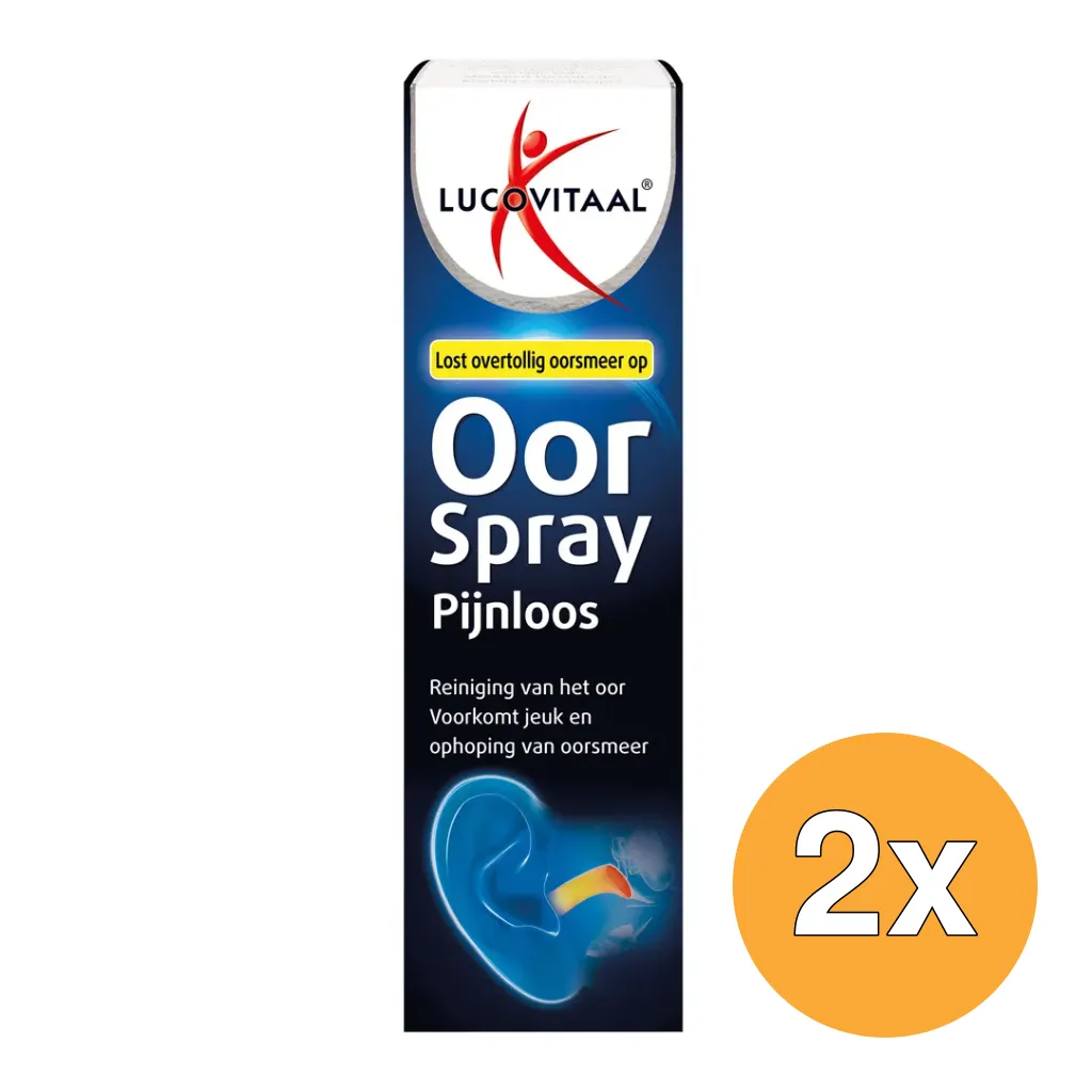 2x Lucovitaal Oorspray (20 ml)