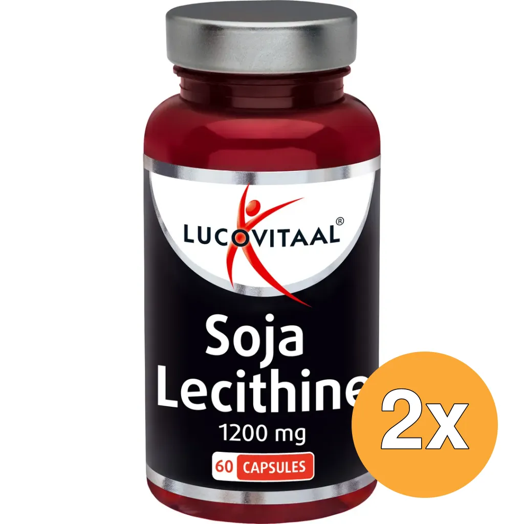 2x Lucovitaal Soja Lecithine 1200Mg (60 capsules)