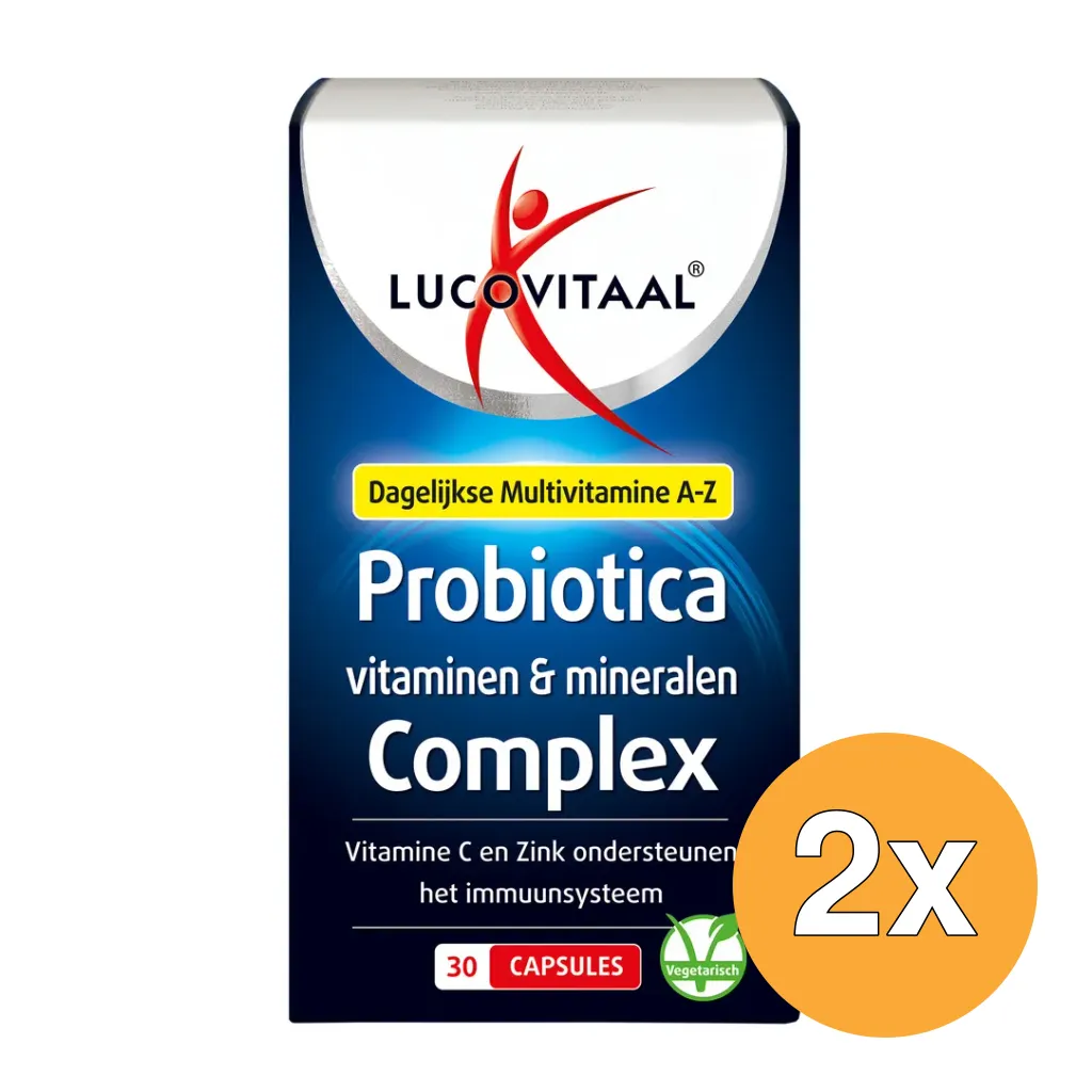 2x Lucovitaal Probiotica Vitaminen & Mineralen Complex (30 capsules)