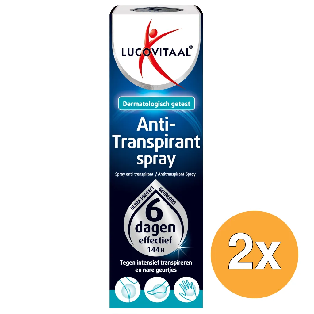 2x Lucovitaal Anti-Transpirant Spray (40 ml)