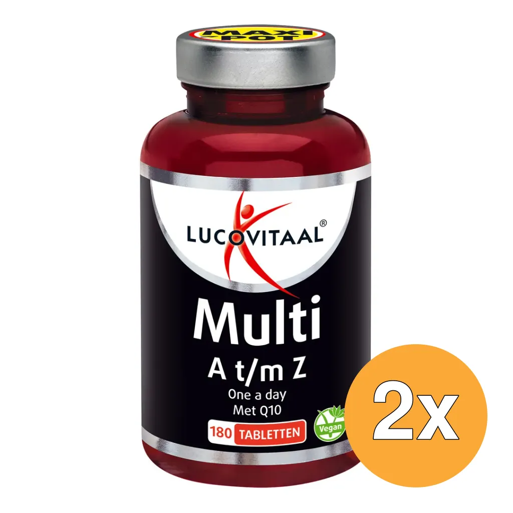 2x Lucovitaal Multi A-Z (180 tabletten)