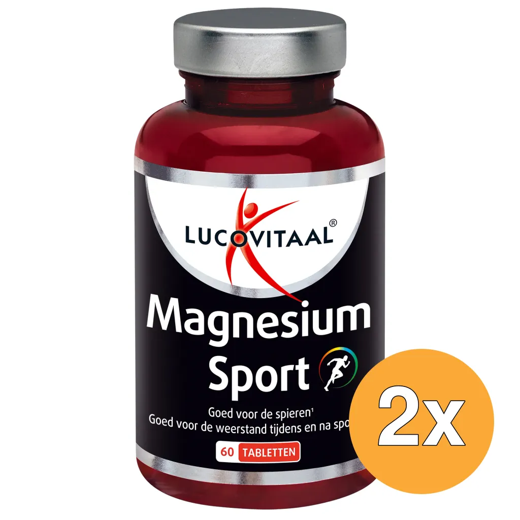 2x Lucovitaal Magnesium Sport (60 tabletten)
