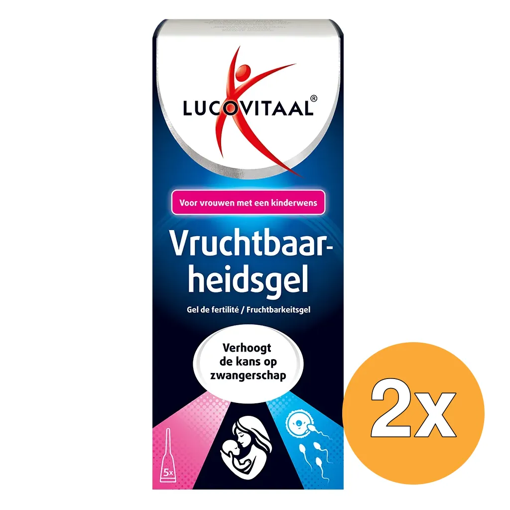 2x Lucovitaal Vruchtbaarheidsgel (5 X 5 ml)