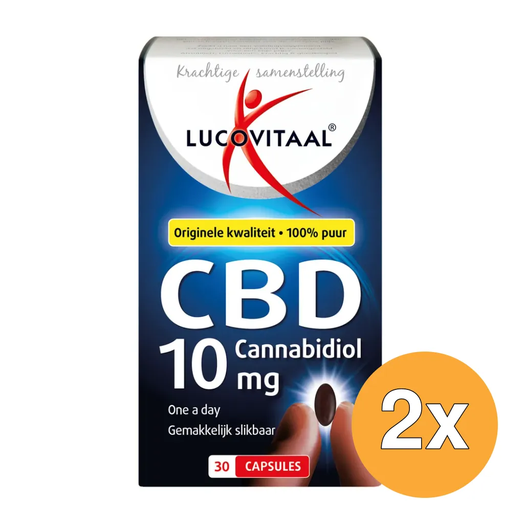 2x Lucovitaal CBD 10mg (30 capsules)