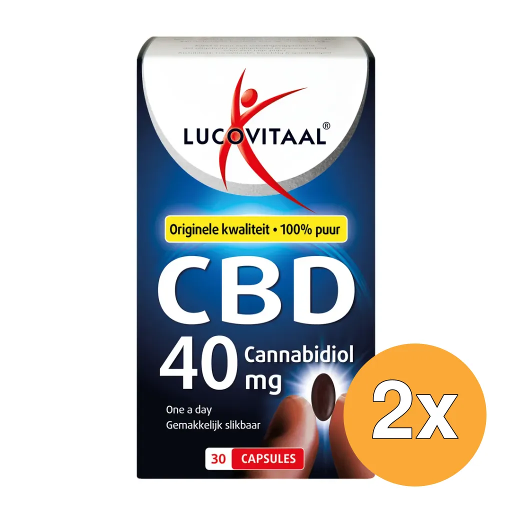 2x Lucovitaal CBD 40Mg (30 capsules)