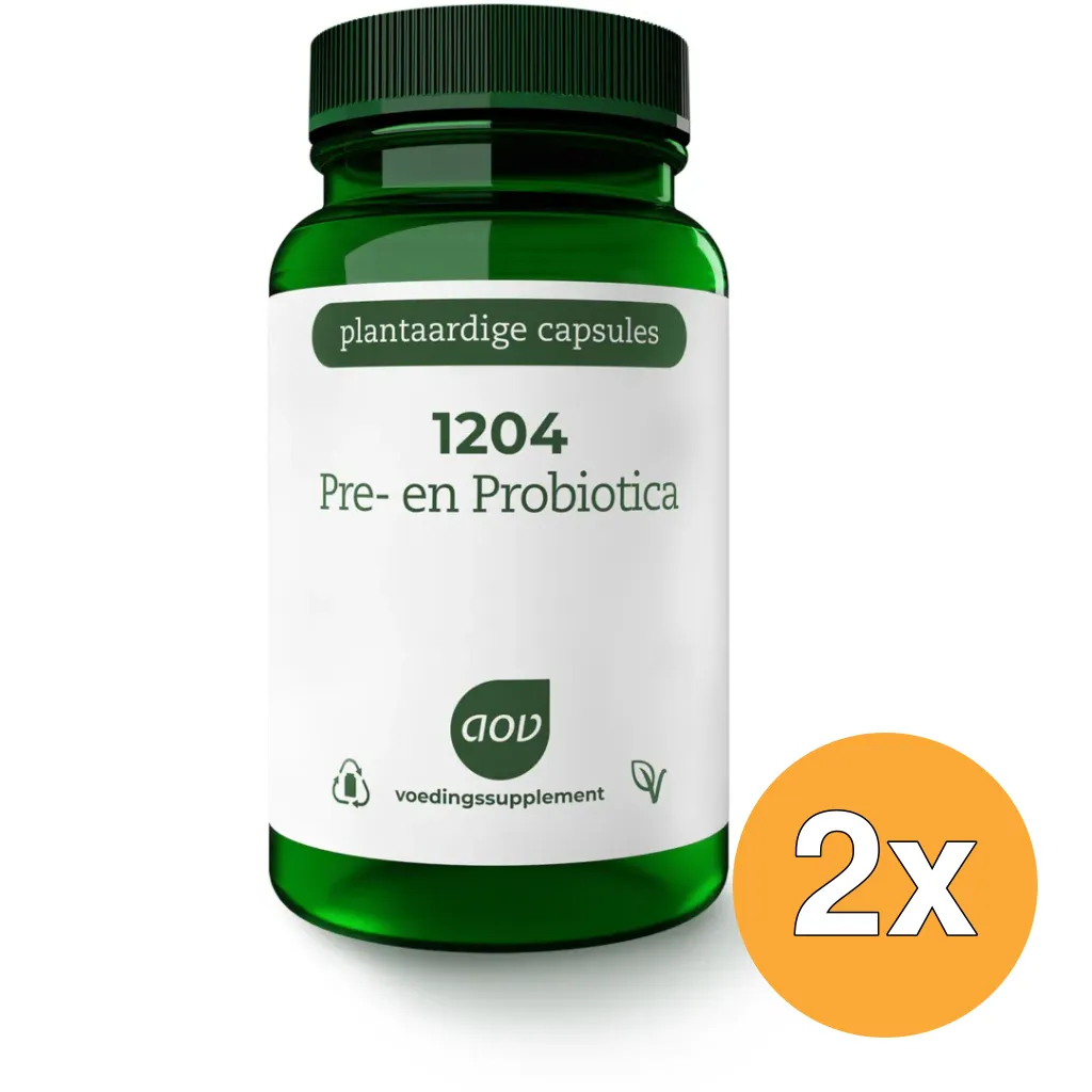 2x Aov 1204 Pre- En Probiotica (30 vega capsules)