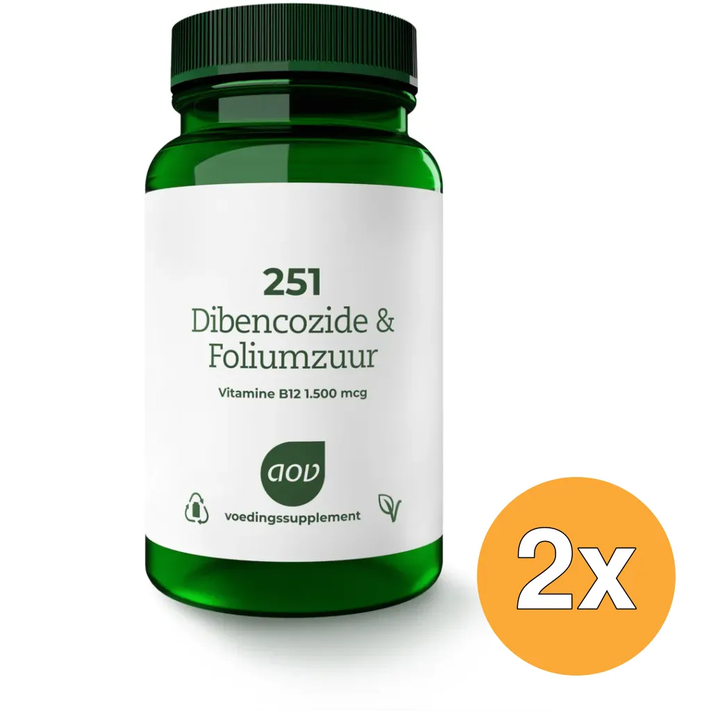2x AOV 251 Dibencozide & foliumzuur (60 zuigtabletten)