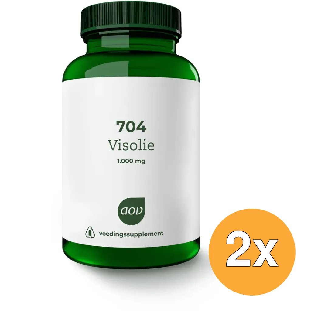 2x Aov 704 Visolie 1000Mg (120 Vega capsules)