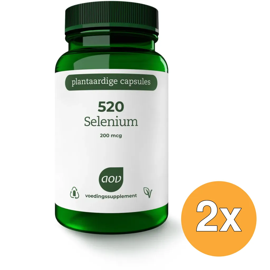 2x AOV 520 Selenium 200mcg (60 vega capsules)
