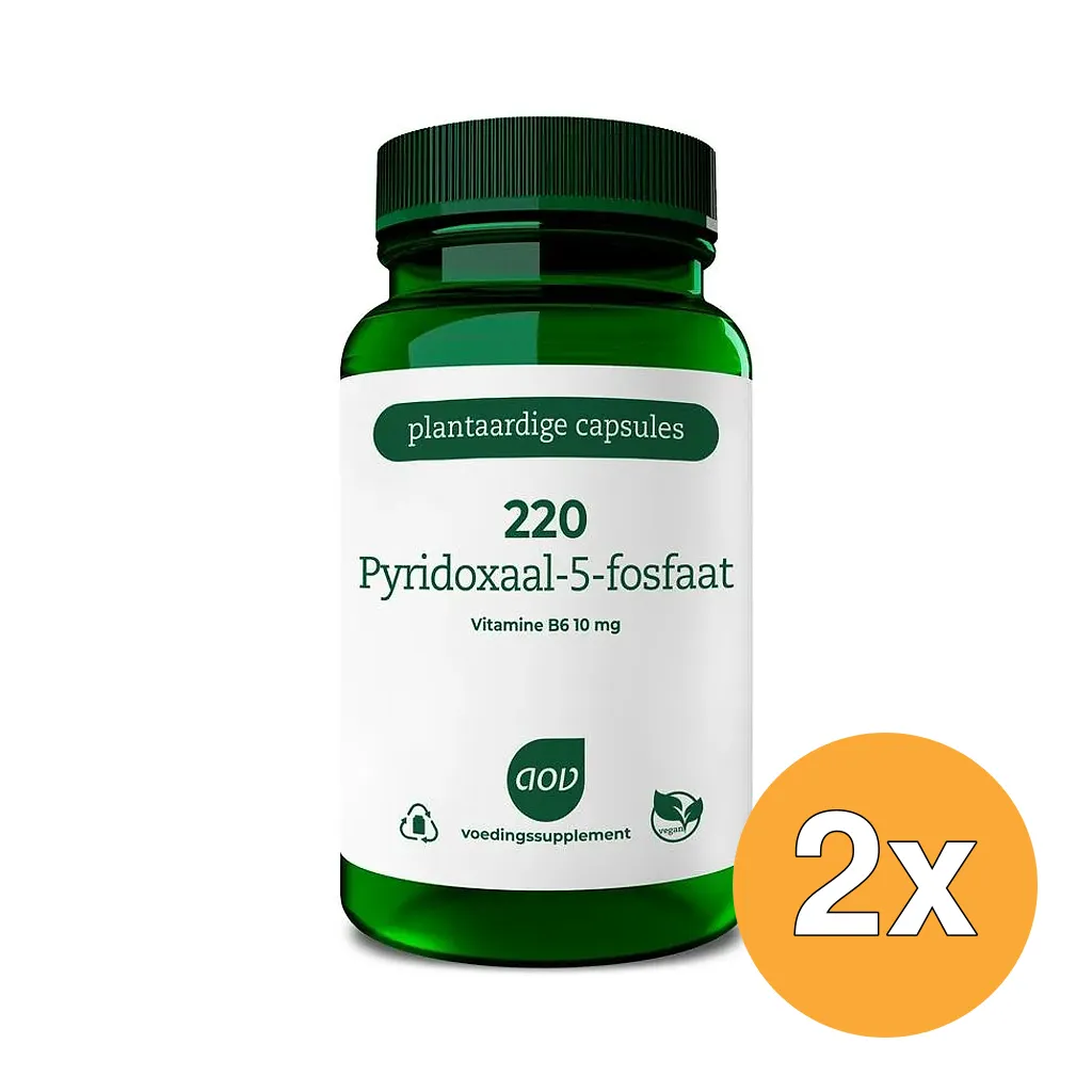 2x AOV 220 Pyridoxaal-5-Fosfaat (120 vega capsules)