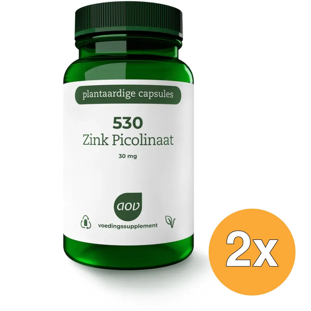 2x AOV 530 Zink picolinaat (60 vega capsules)