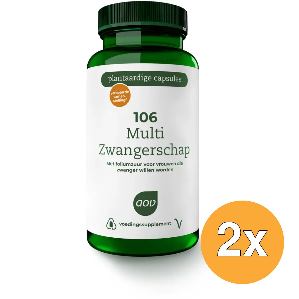 2x AOV 106 Multi zwangerschap (60 vega capsules)