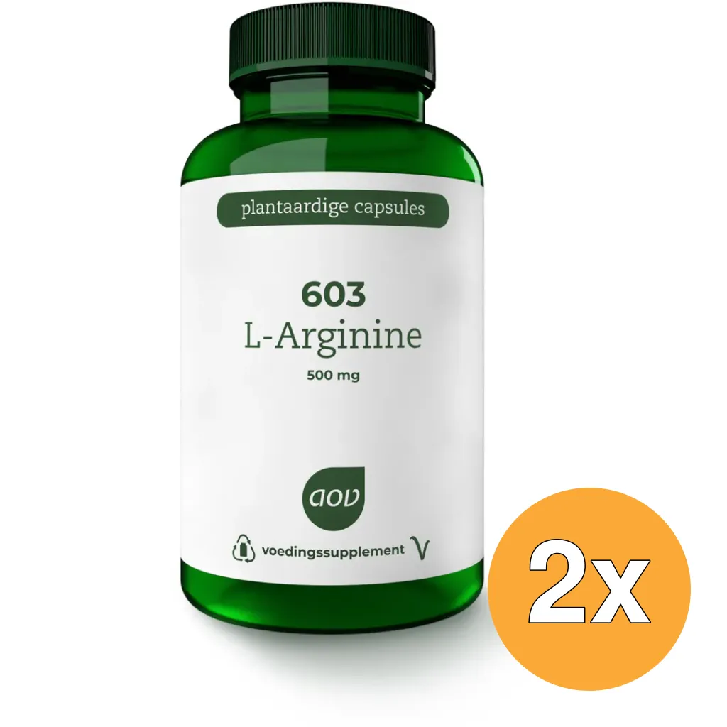 2x AOV 603 L-arginine (90 vega capsules)