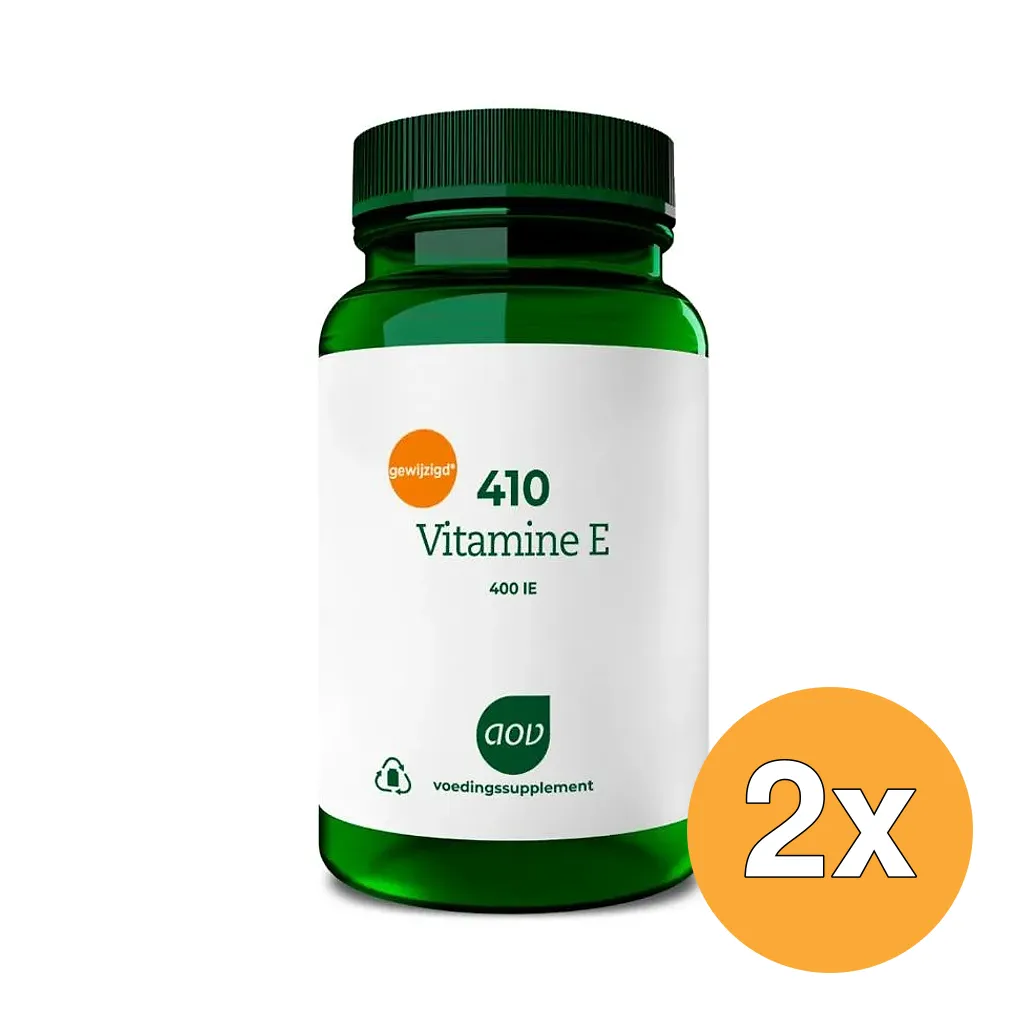 2x AOV 410 Vitamine E 400 IE (60 capsules)