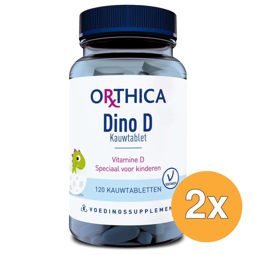 2x Orthica Dino D (120 kauwtabletten)