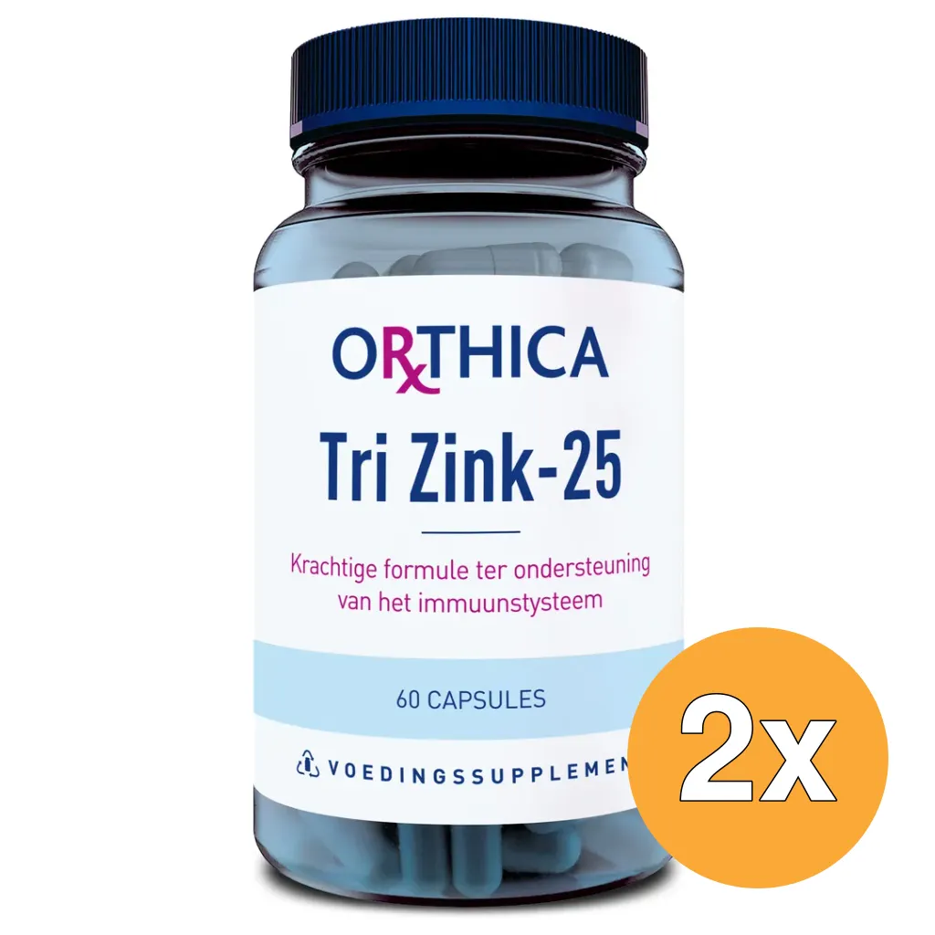 2x Orthica Tri zink 25 (60 capsules)