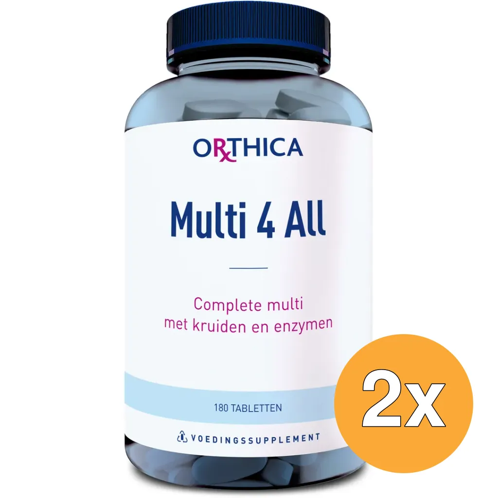 2x Orthica Multi 4 All (180 tabletten)