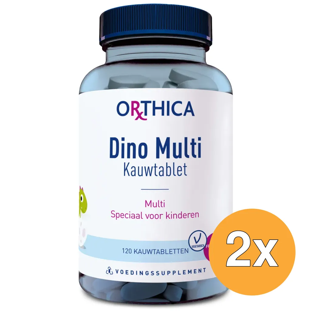 2x Orthica Dino multi (120 kauwtabletten)