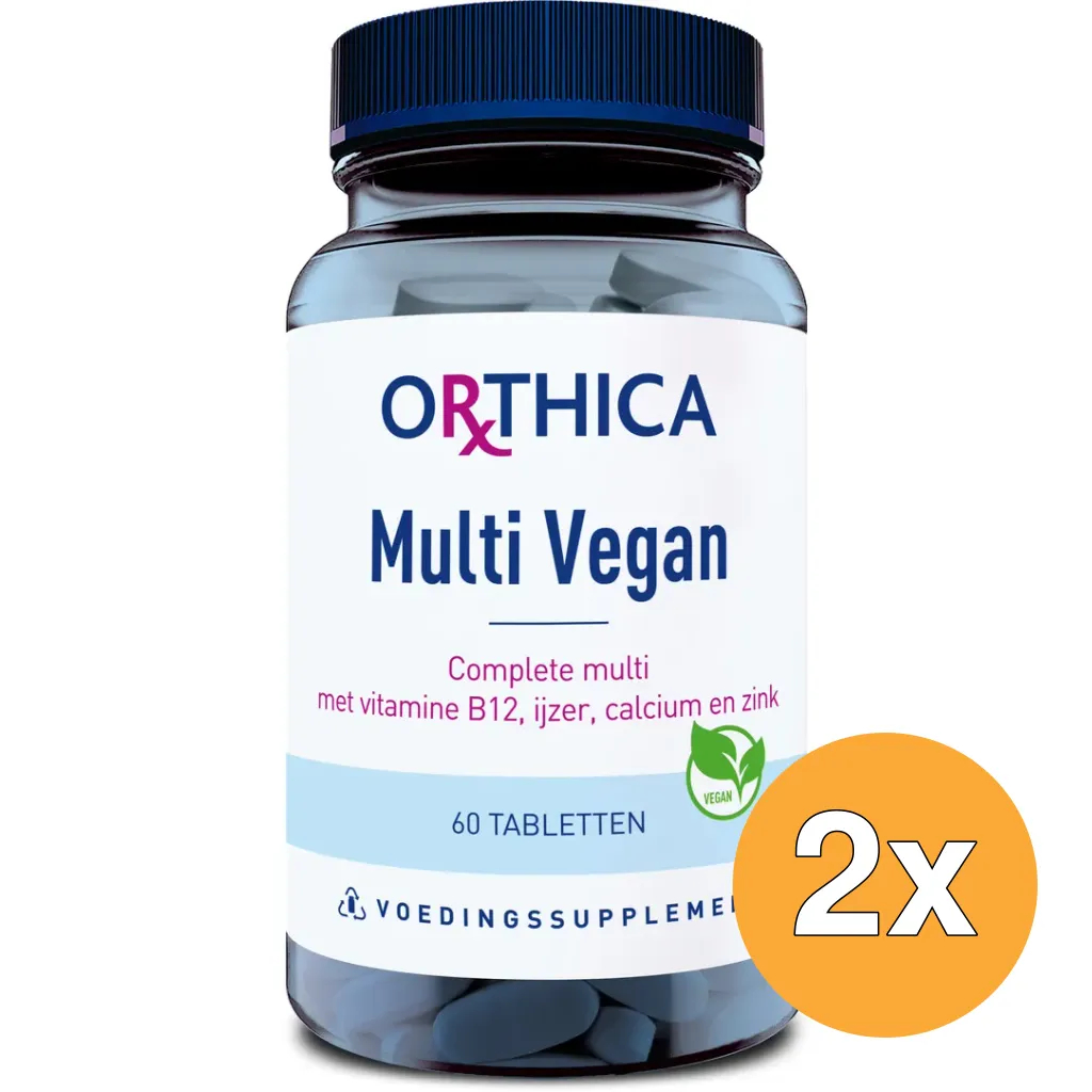 2x Orthica Multi Vegan (60 tabletten)