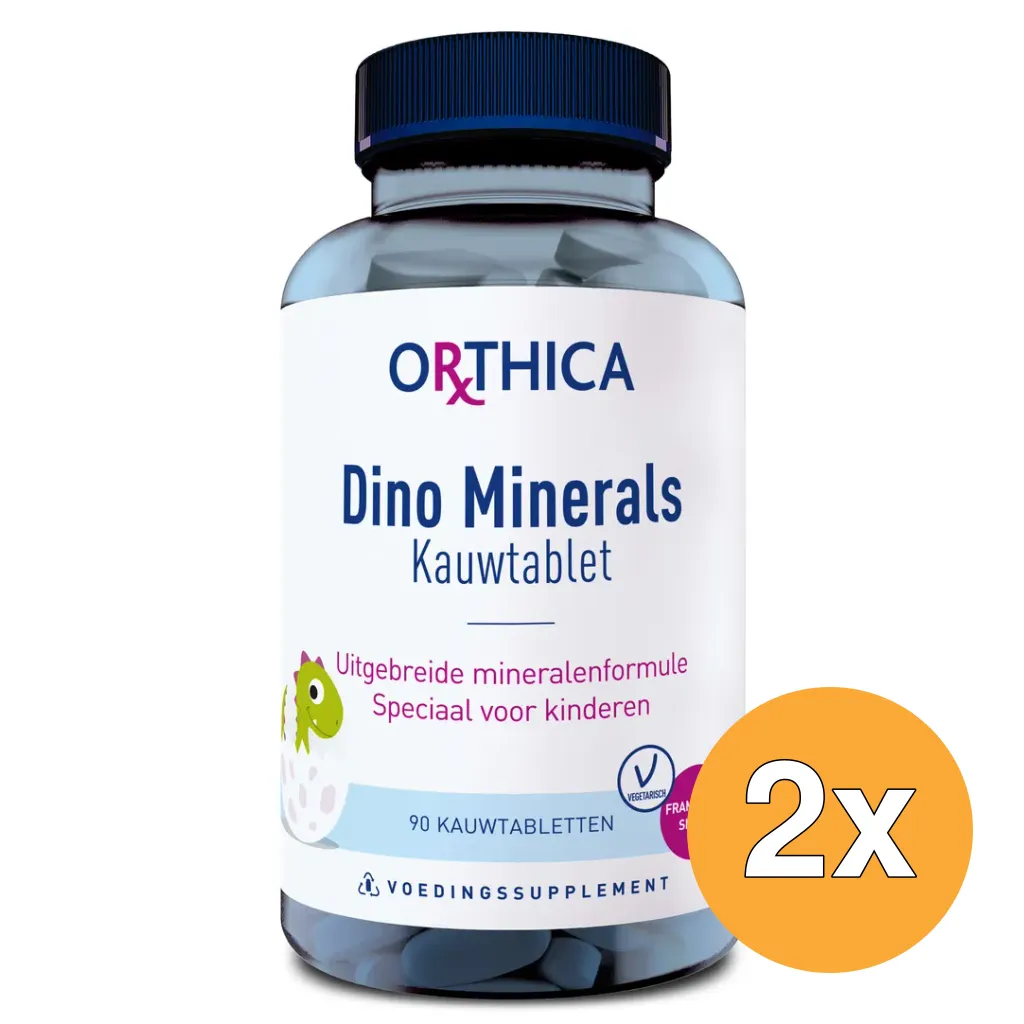 2x Orthica Dino Minerals (90 kauwtabletten)
