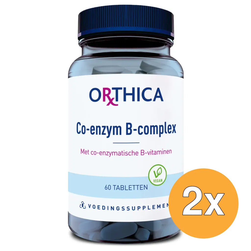 2x Orthica Co-Enzym B Complex (60 tabletten)