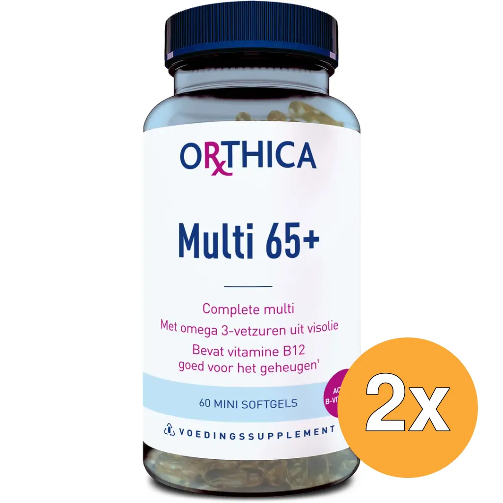 2x Orthica Multi 65+ (60 softgels)