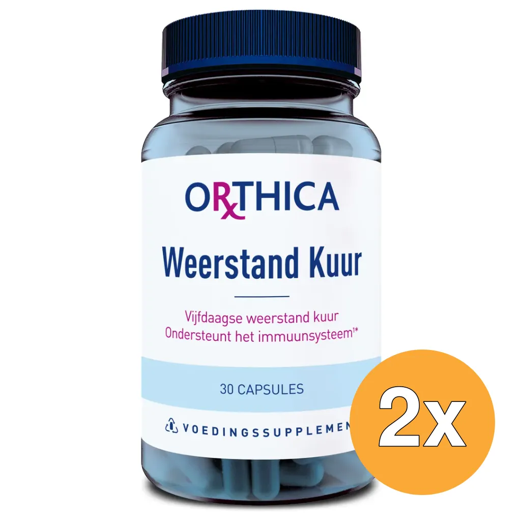 2x Orthica Weerstand kuur (30 capsules)