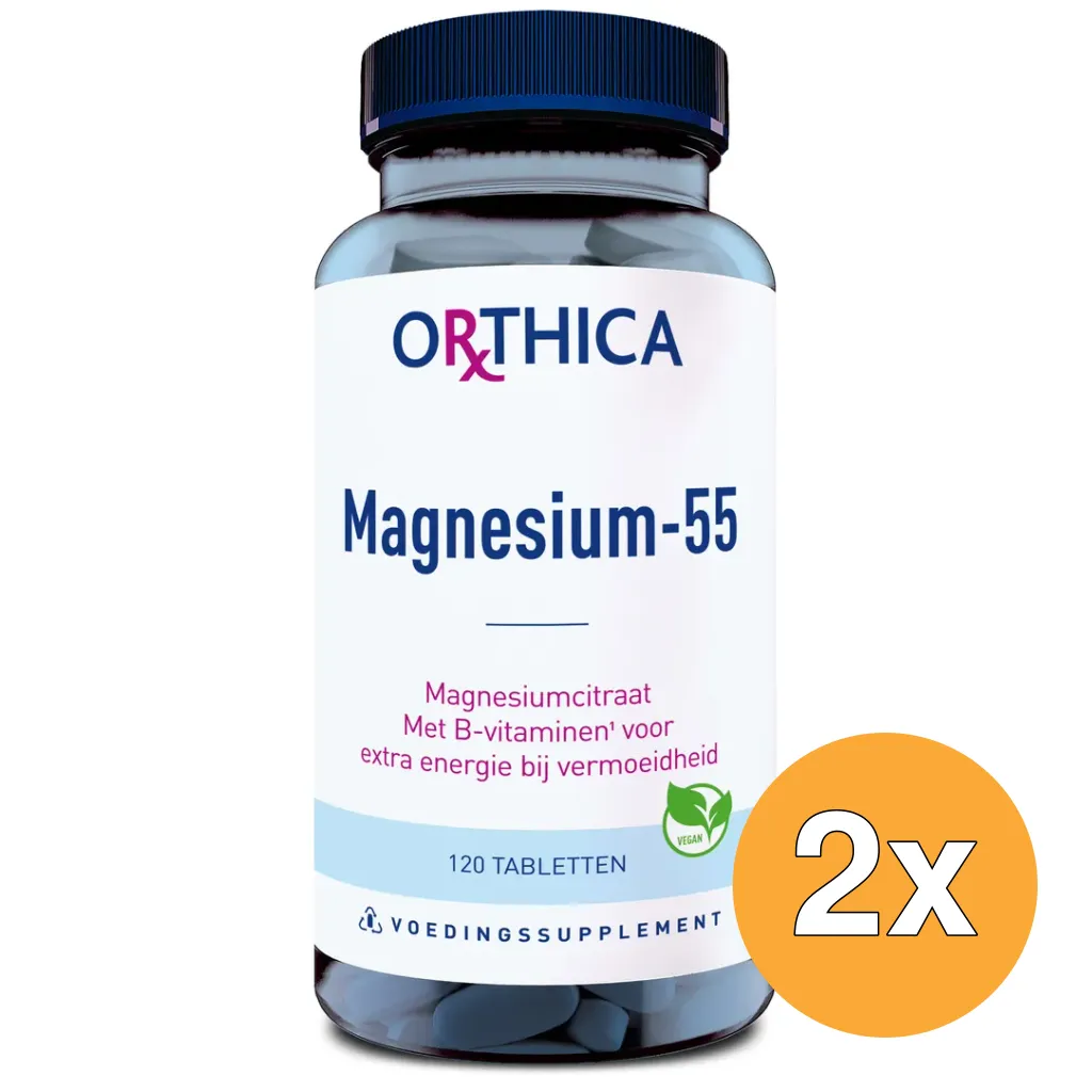 2x Orthica Magnesium 55 (120 tabletten)
