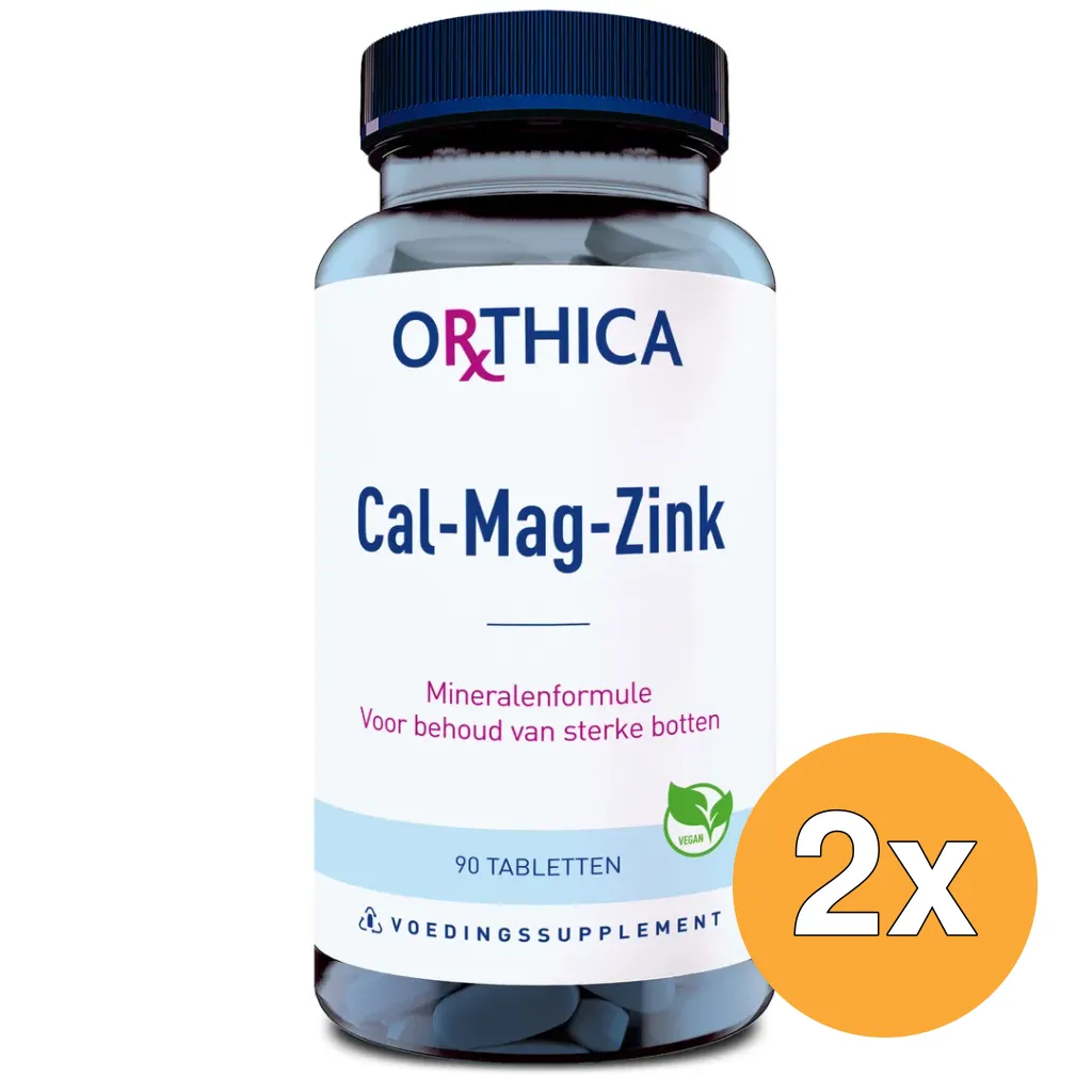 2x Orthica Cal Mag Zink (90 tabletten)