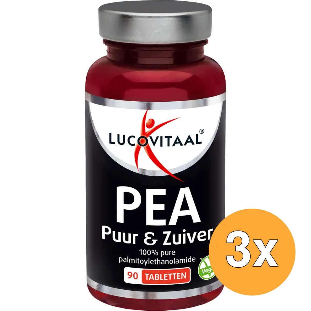 3x Lucovitaal Pea Puur & Zuiver (90 Tabletten)