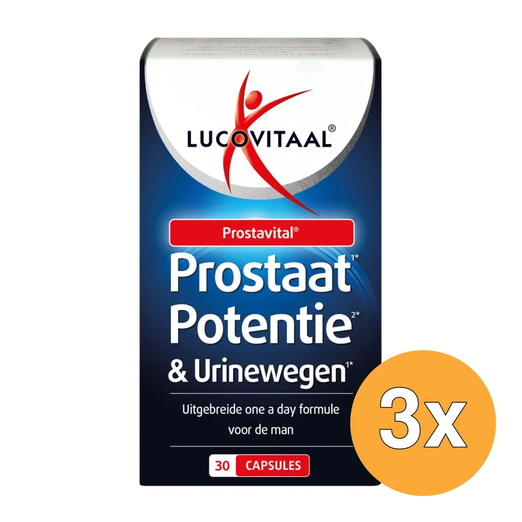 3x Lucovitaal Prostaat Potentie En Urinewegen (30 capsules)