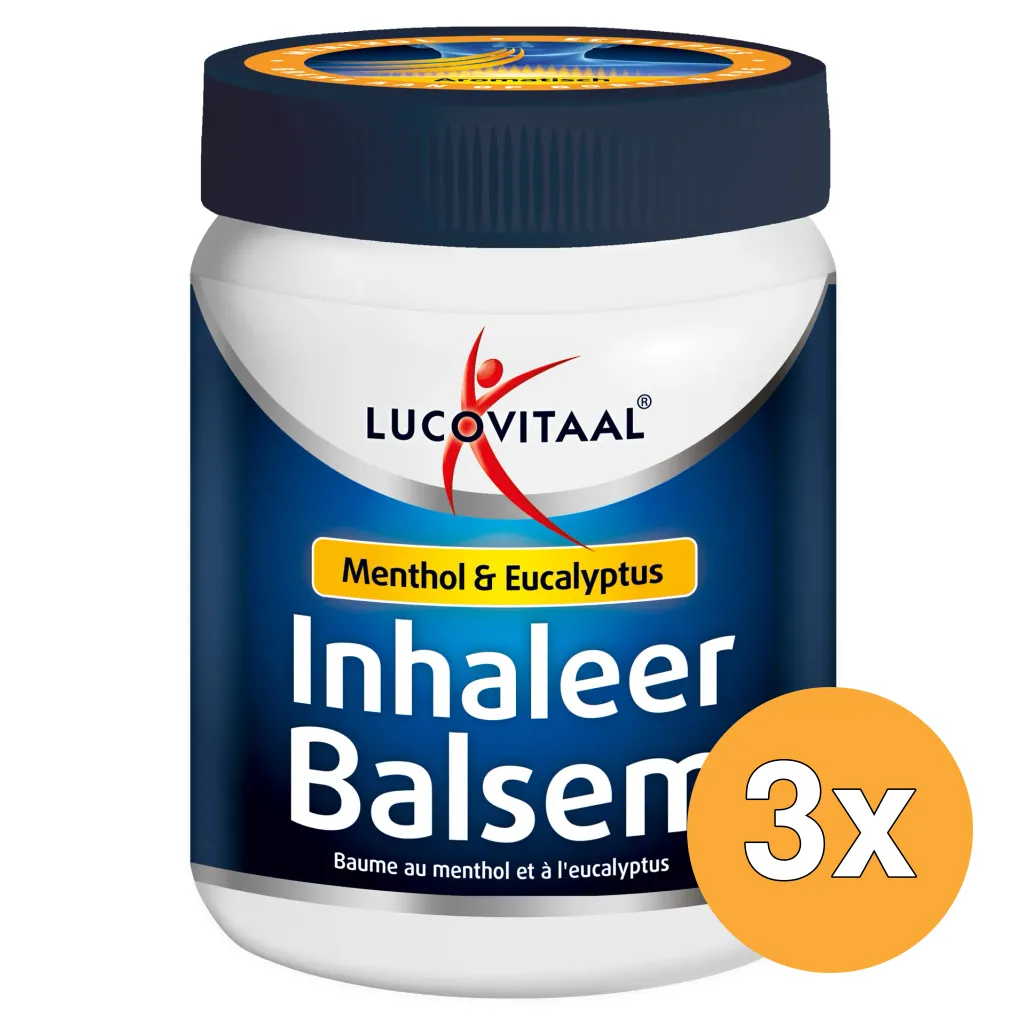 3x Lucovitaal Inhaleer Balsem (100 gr)