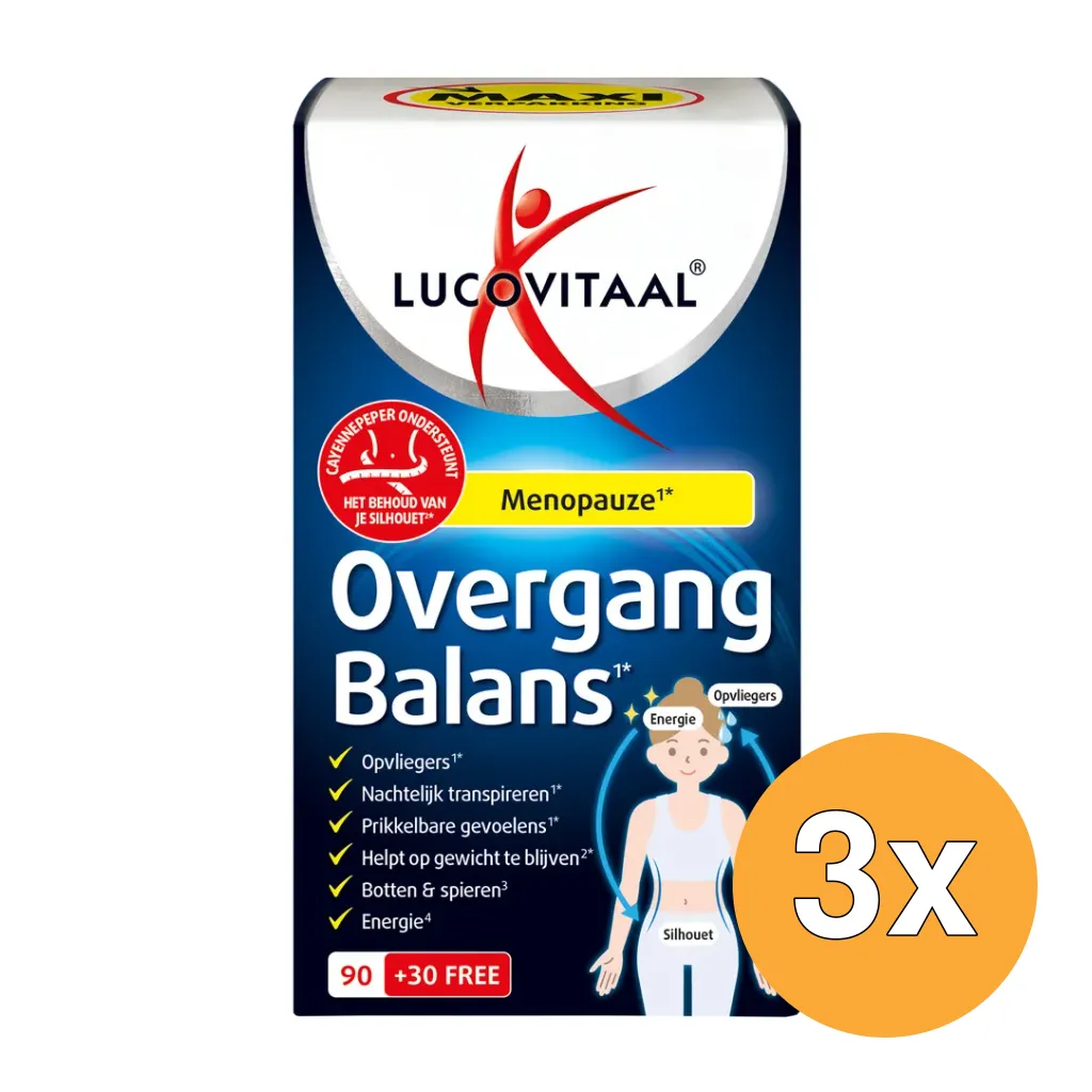 3x Lucovitaal Overgang Balans (120 tabletten)