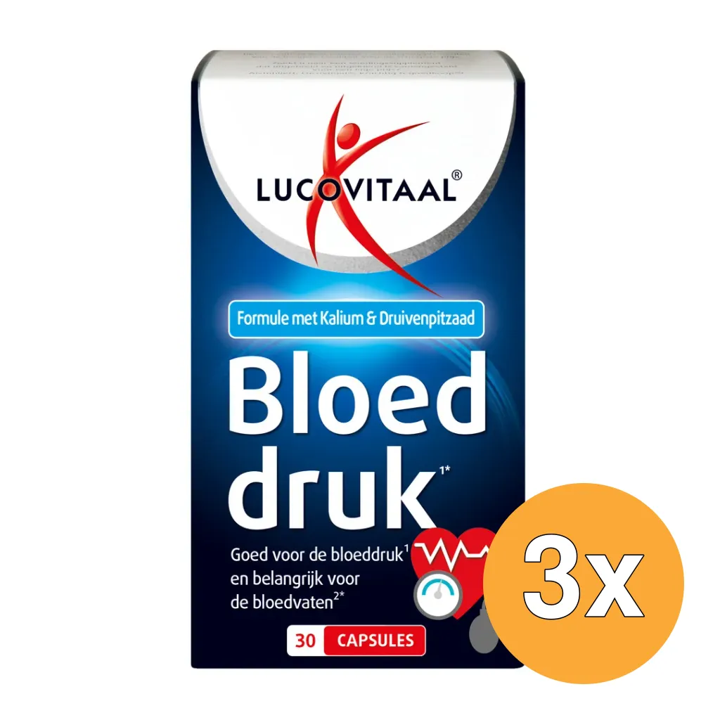 3x Lucovitaal Bloeddruk (30 capsules)