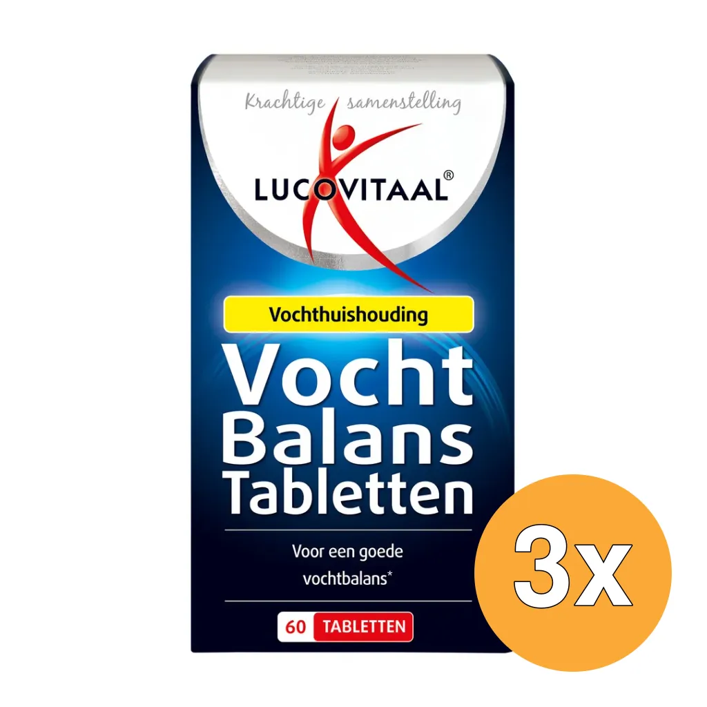 3x Lucovitaal Vochtbalans (60 tabletten)